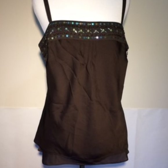 Ann Taylor Loft Women's Top Brown - Picture 1 of 2